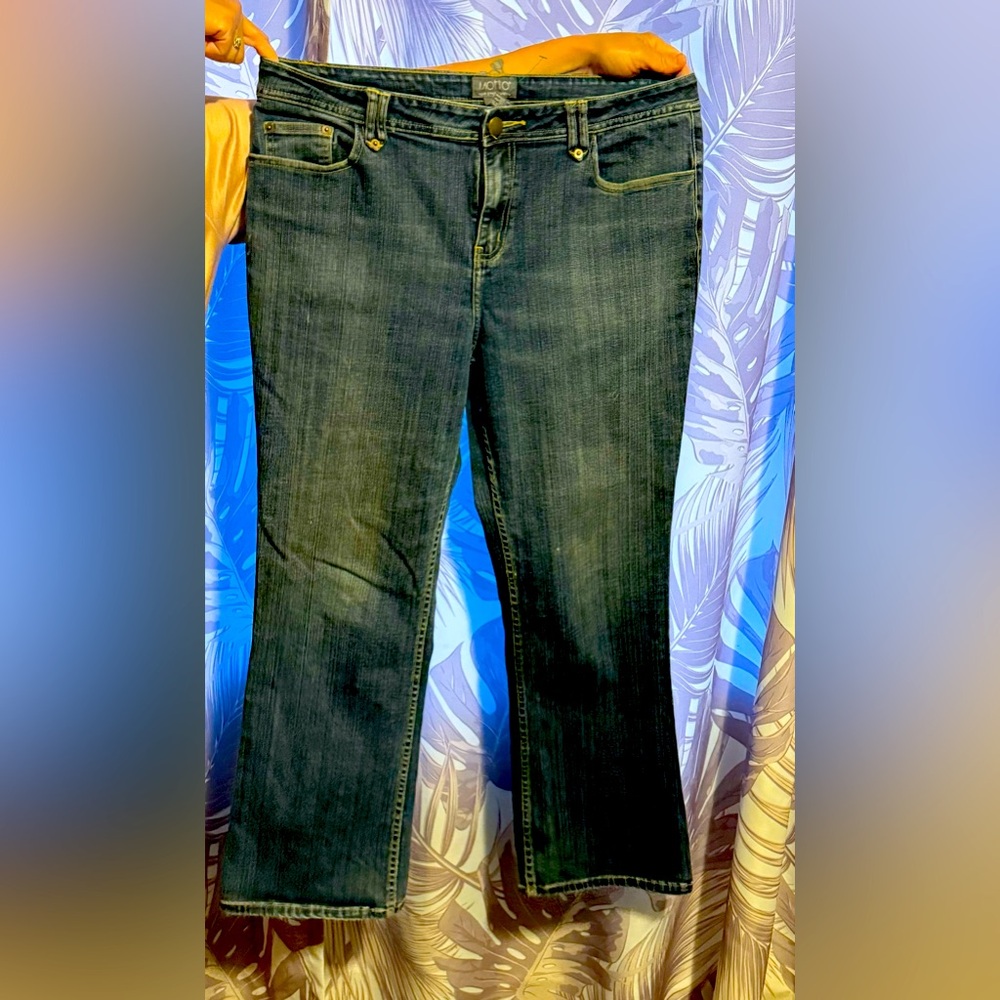 Women's Blue Jeans motto size 16 boot cut